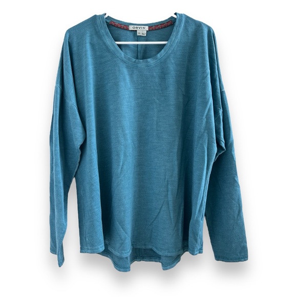 Orvis Sweaters - NWT Orvis Montana Morning Relaxed Long Sleeve Women’s Size XL